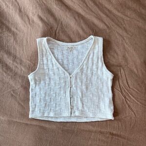 madewell sweater vest top